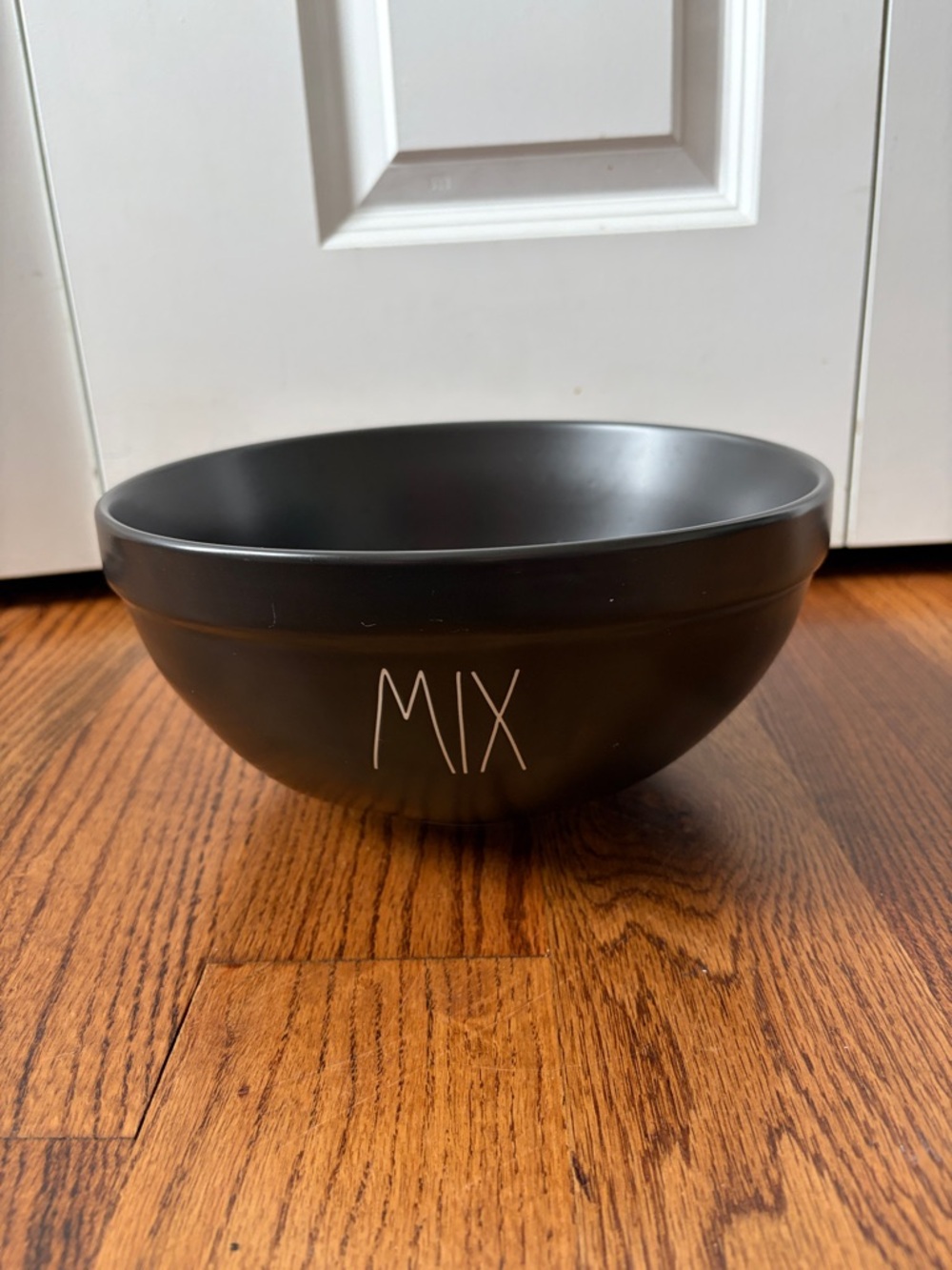 Rae Dunn Large MIX Large Mixing Bowl Ceramic Black
